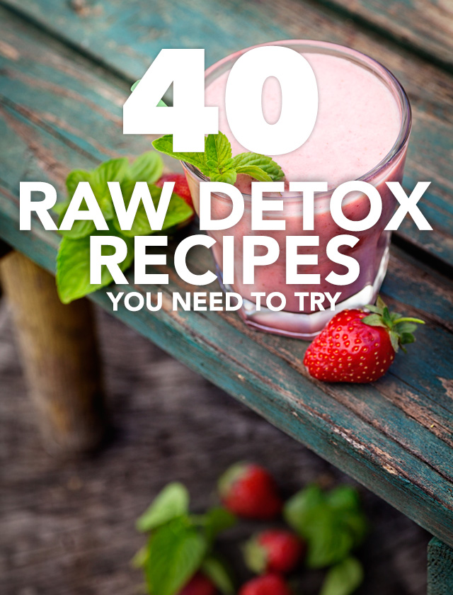This is such a great collection of raw detox recipes! Everything from salads to drinks to complete meals. Make sure to check these recipes out :)