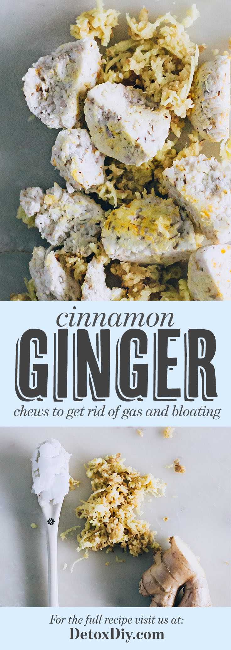 Homemade Ginger Chews to Get Rid of Gas, Bloating and Nausea